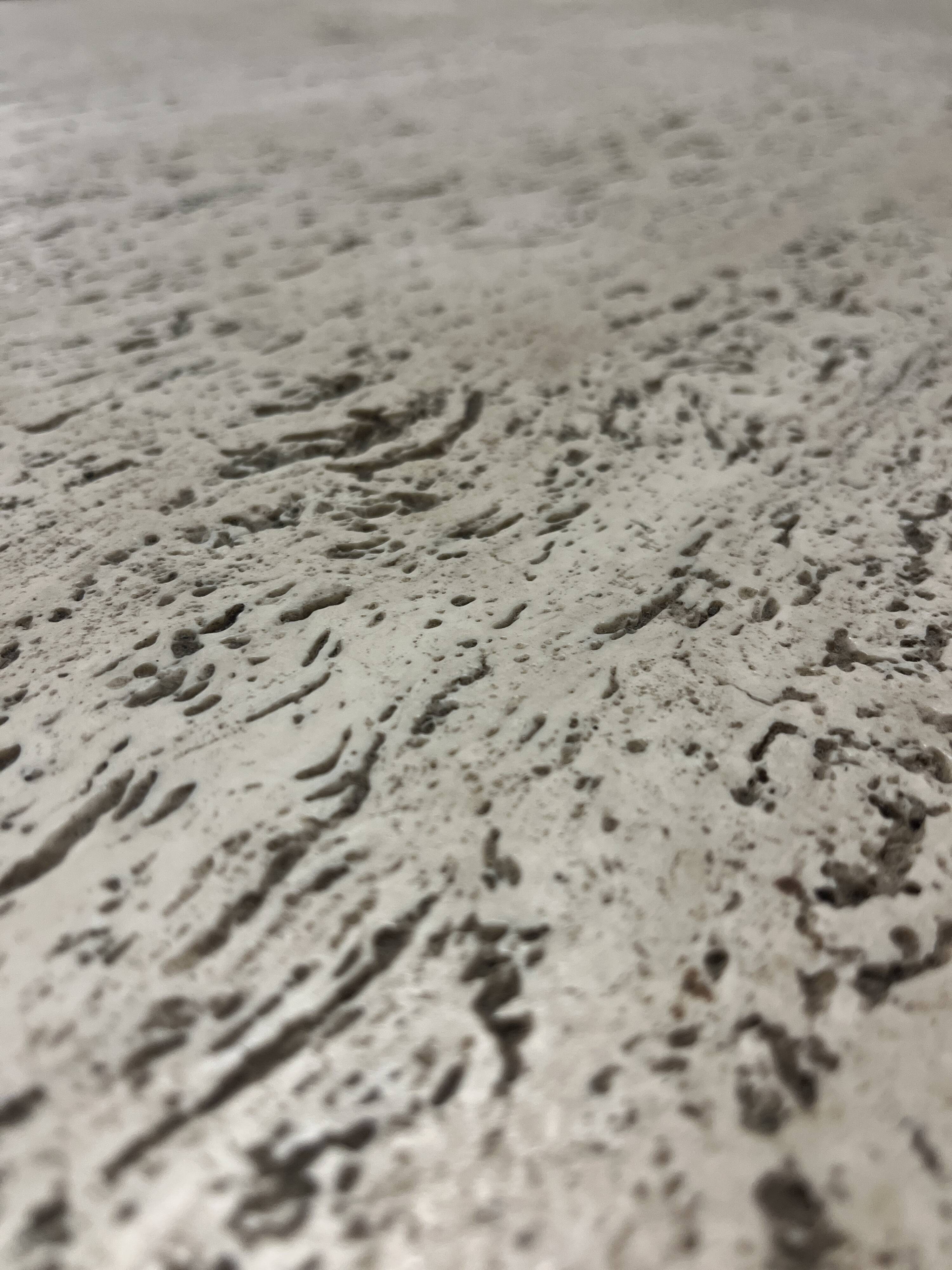 Italian travertine coffee table, mid-20th century 1970