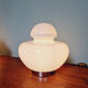 Space Age table lamp in white opaline, 1970s