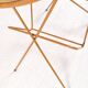 Vintage magazine rack side table
