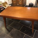 Mahogany table with extensions, 1950s-1960s