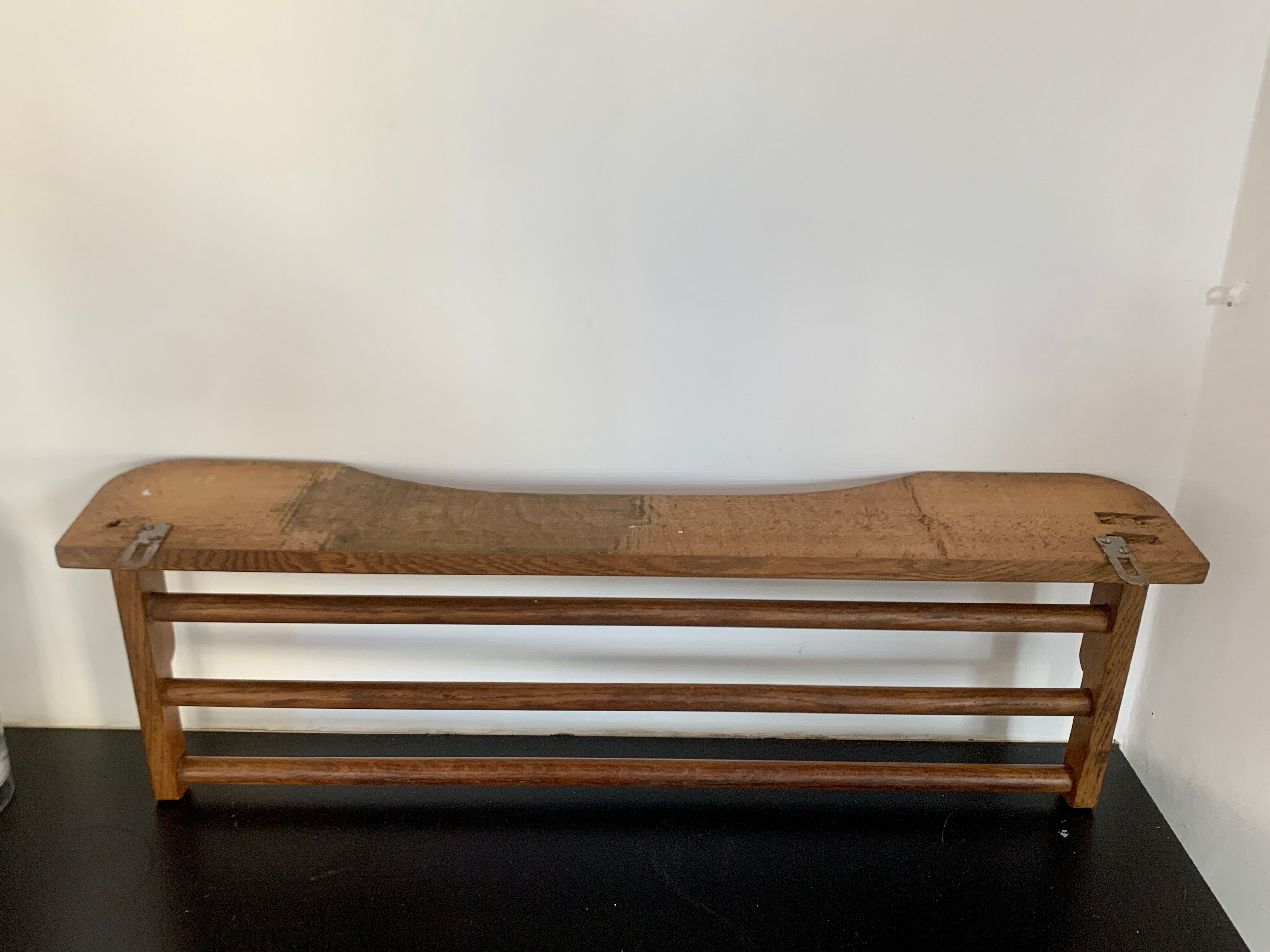 Vintage wall coat rack 60's