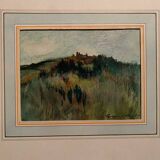 Jean Jacques GRUNENWALD - Gouache and Pastels - Mountain Landscape