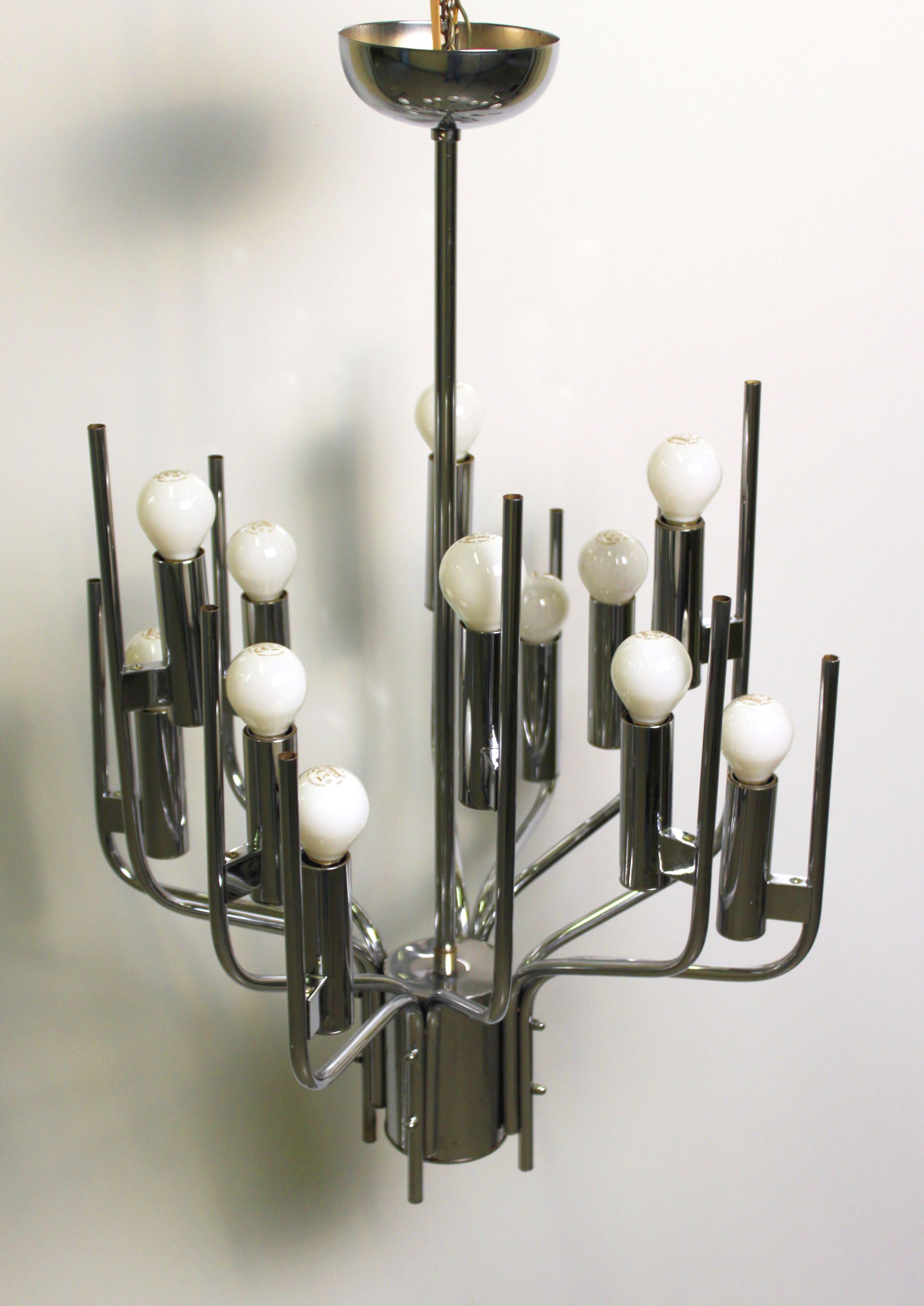 Chandelier from Sciolari in chrome metal