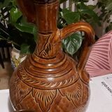 Ceramic carafe and glasses
