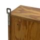 Vintage 1970s pinewood wall cabinet shelf wall unit