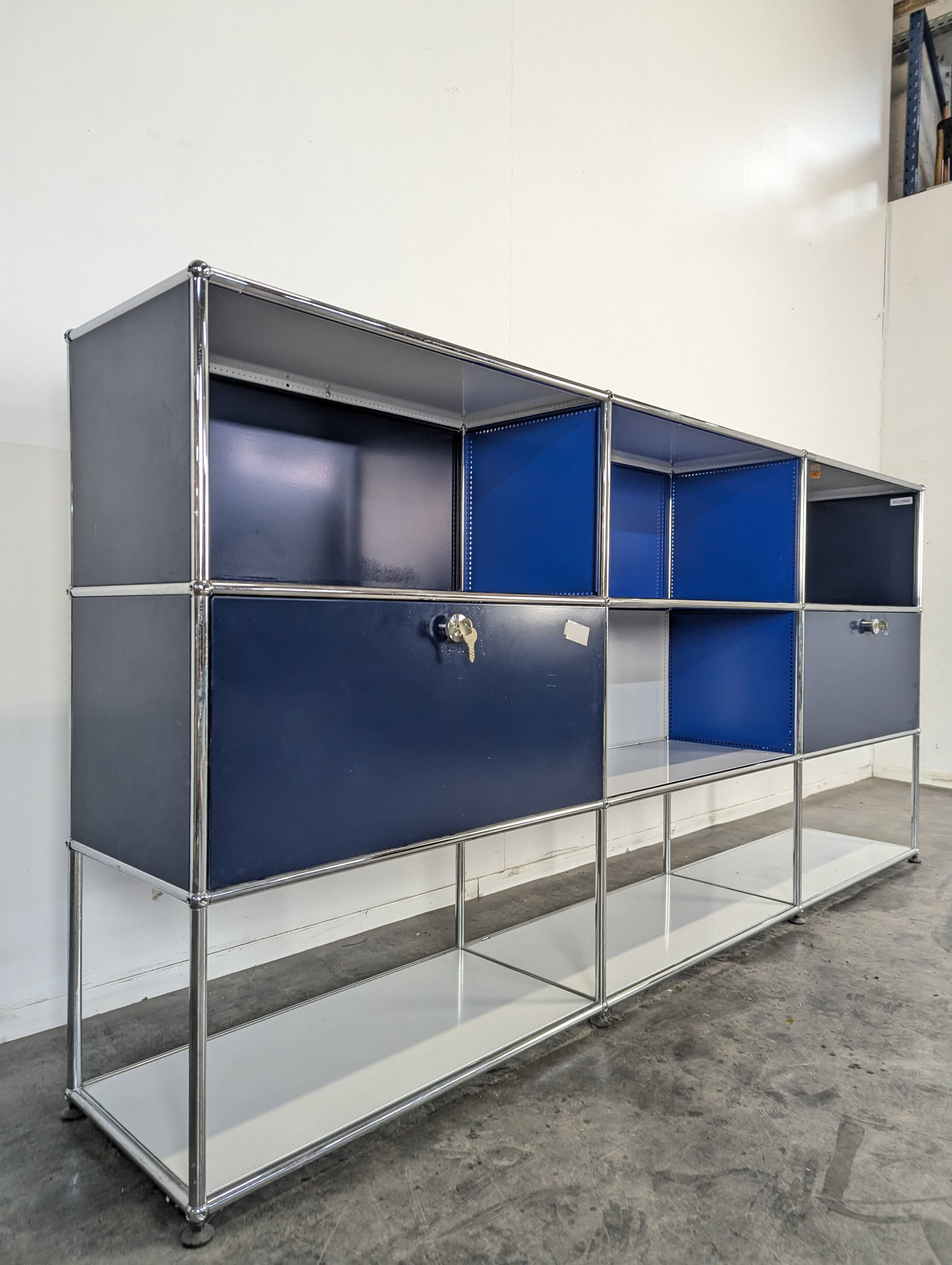 Blue USM Haller sideboard