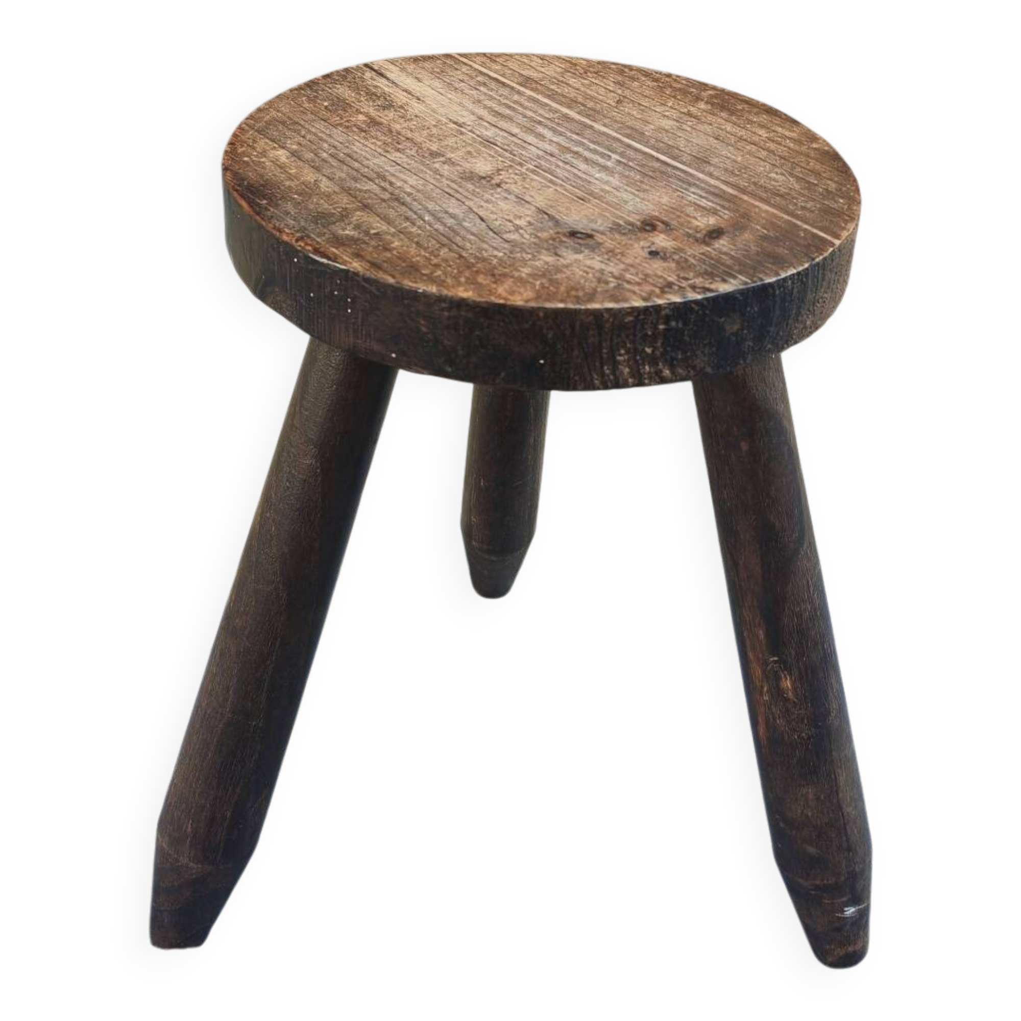 Brutalist tripod stool