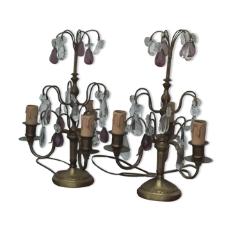 Pair of candelabras