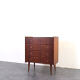 Mid-Century Danish Teak Chest of Drawers, 1960s