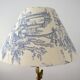 Toile de Jouy lampshade, Diana the Huntress motif