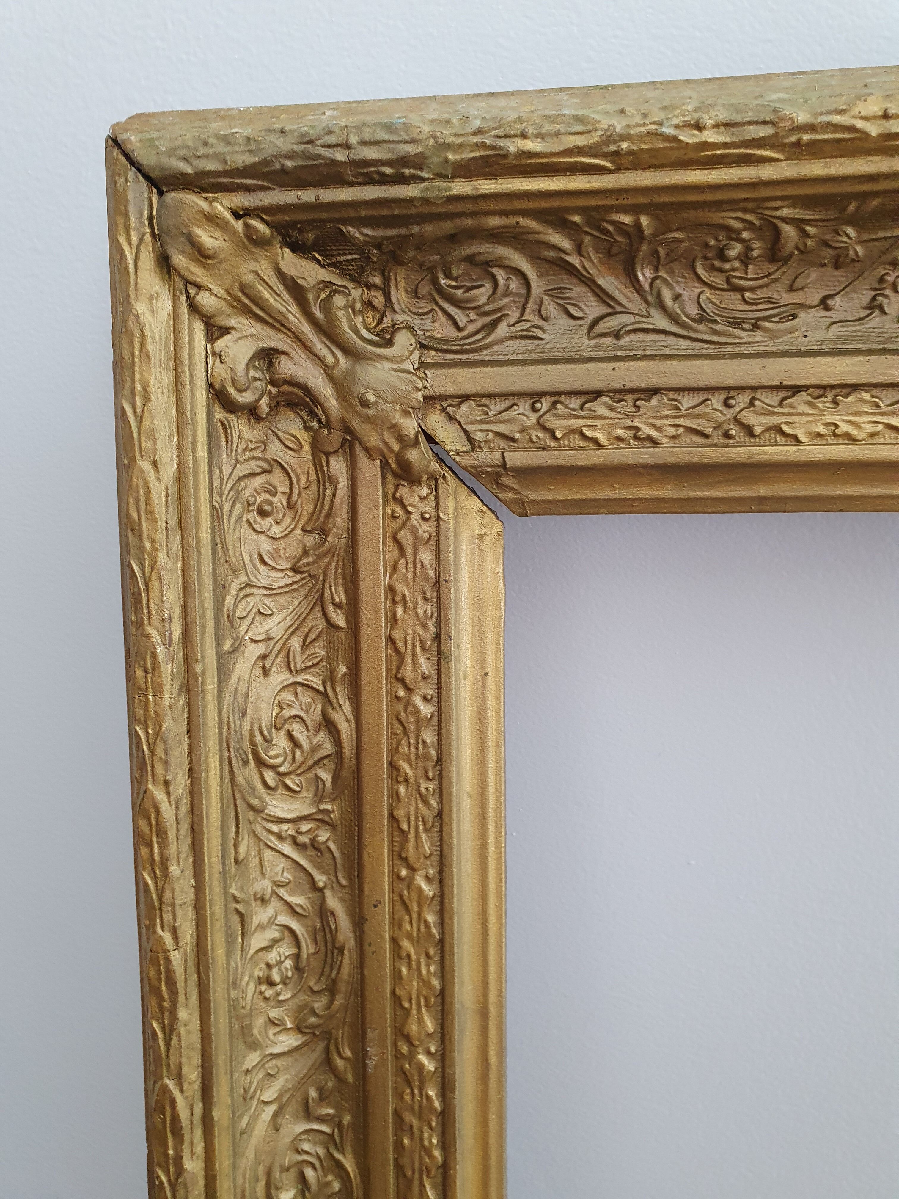 Gilded wood frame