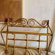 Rattan coat rack