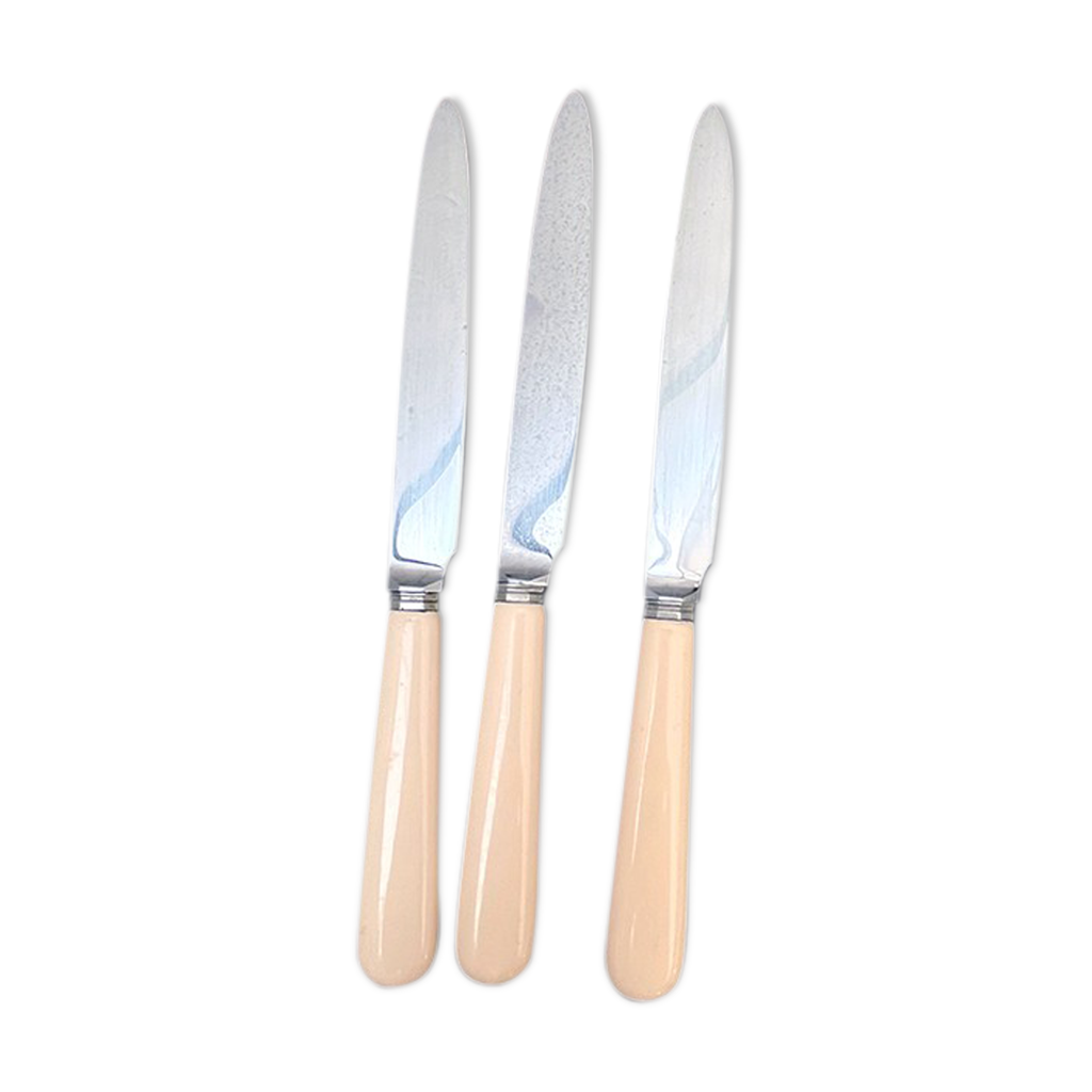 Coffret de 12 couteaux en inox et bakélite - Arts de la table