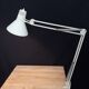 Architect's articulated lamp - 2 arms - Beige lacquered metal - 1960