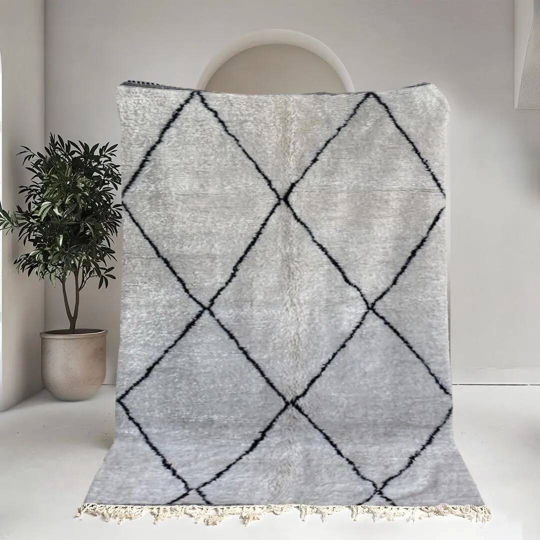 Tapis artisanal marocain 2.5 x 1.5 m