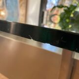 Bureau moderniste en inox de Paul Legeard pour Dom. 1970