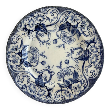 Terre de Fer Creil et Montereau Flora serving platter
