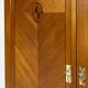 Large Art Nouveau cabinet in marquetry oak 1918-1930