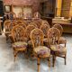 Suite de 12 chaises vintages