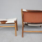 Amrchair and ottoman