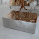 Sculptural Mirror-Polished Stainless Steel Coffee Table by Veliento