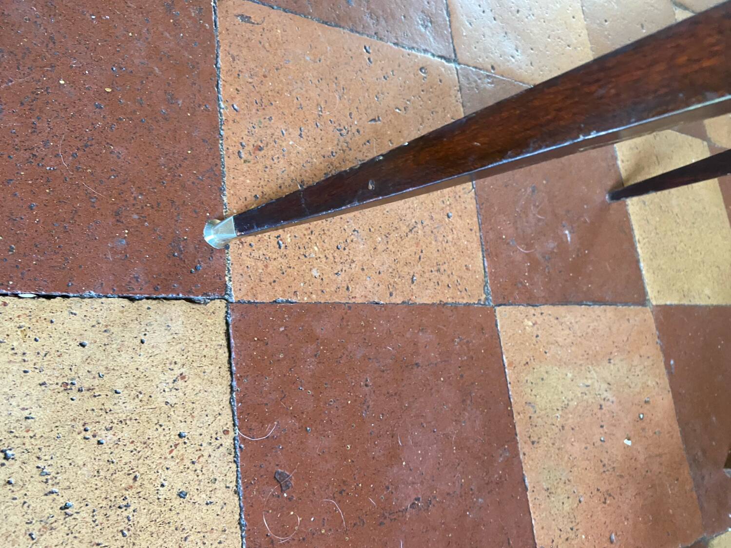 Green faux fur chair