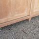 Parisian buffet 2 sliding doors raw wood oak