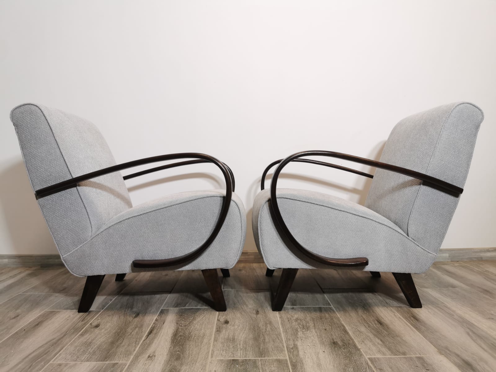 Armchairs by Jindrich Halabala, 1940s, Set of 2