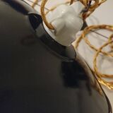 Chandelier workshop metal enamelled porcelain base
