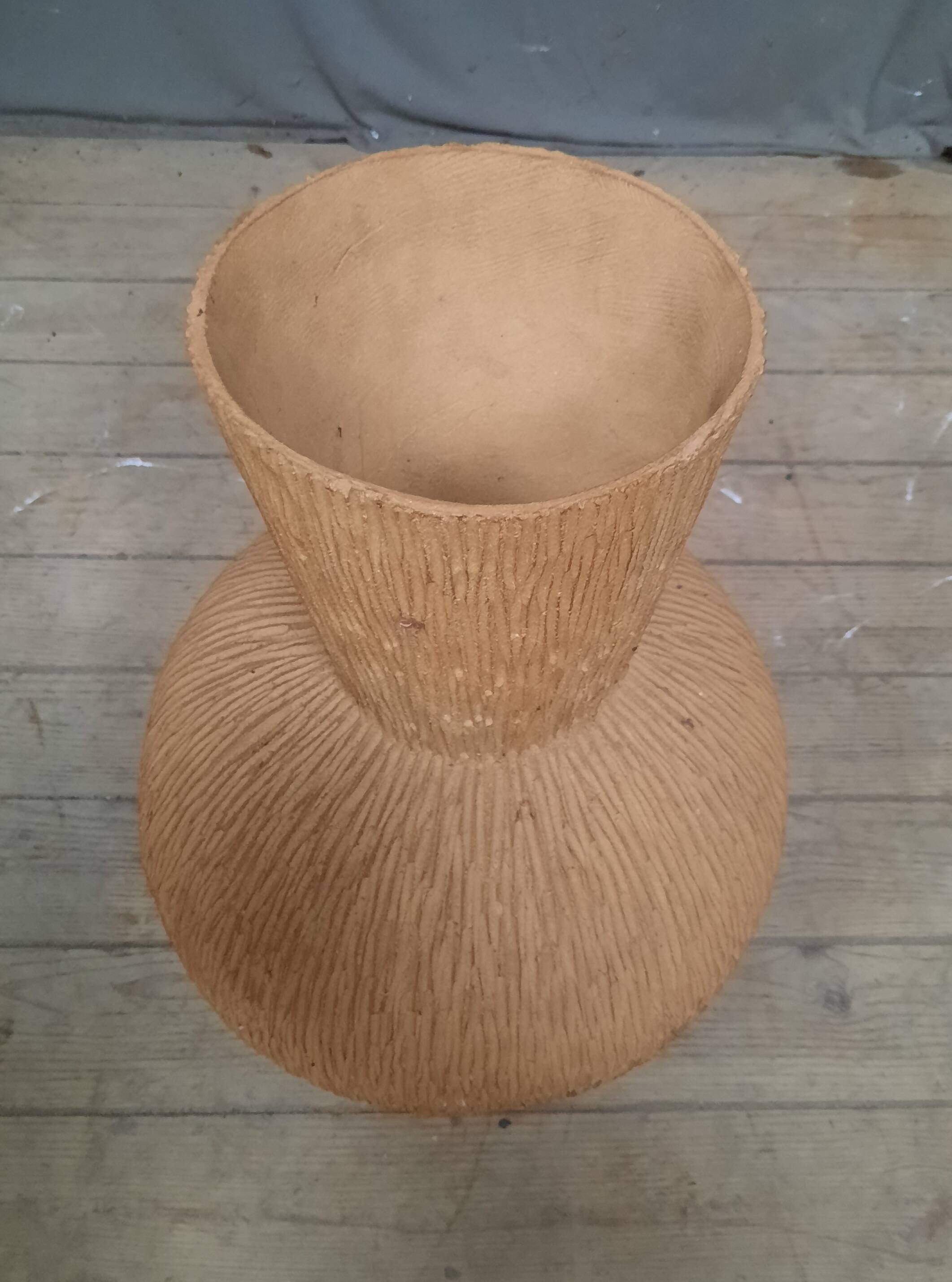 Terracotta vase