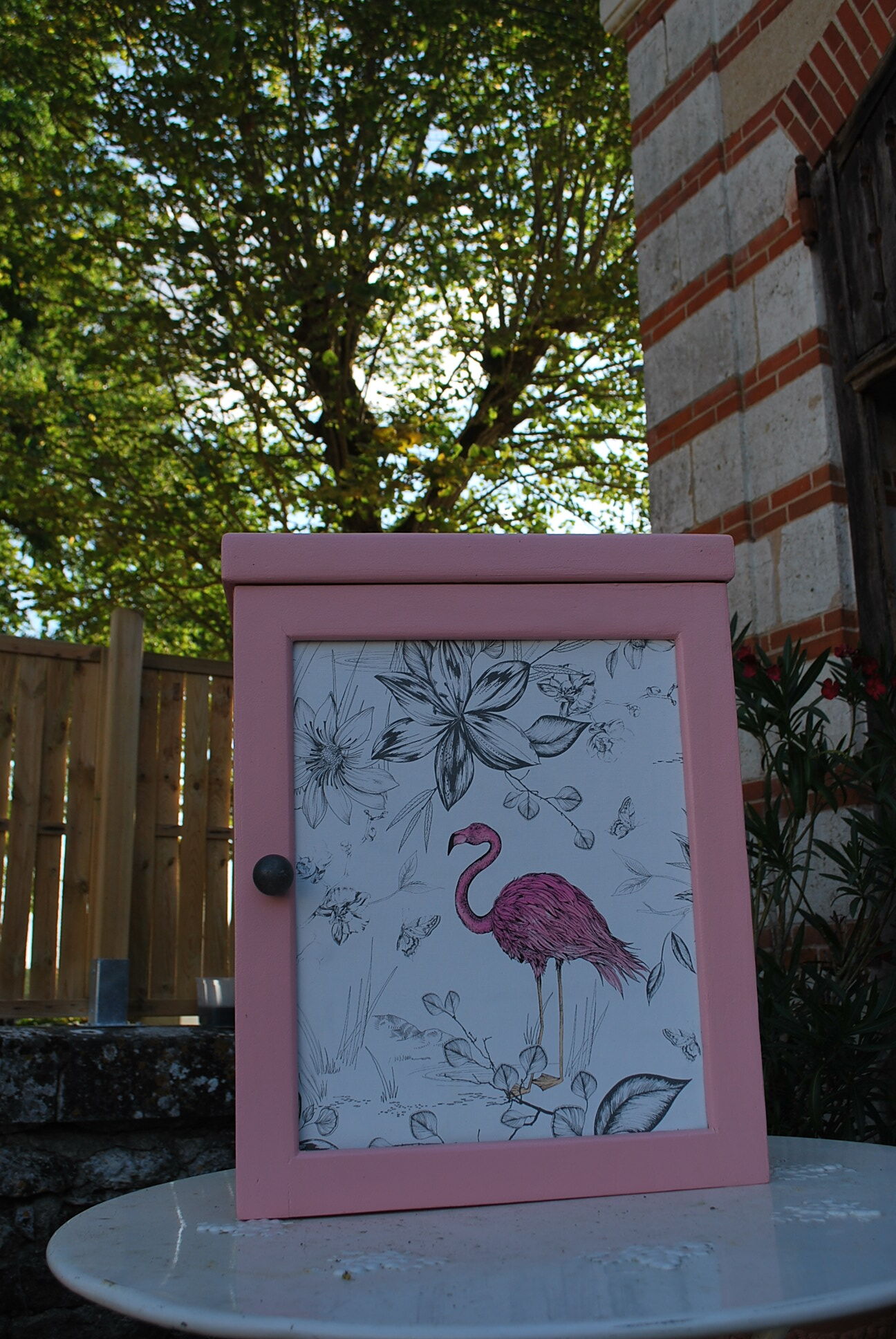 Pink pharmacy cupboard