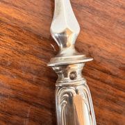 Antique Boivin fish service set in silver plate