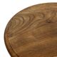 Table d'appoint Art Déco petite en chêne design minimaliste