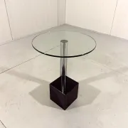 Glass & marble side Hank Kwint, Netherlands 1980’s