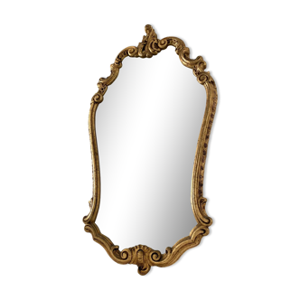 Vintage baroque style mirror, 84x43 cm