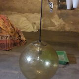 Suspension en verre année 70
