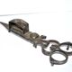 Old iron speckle - Extinguisher candle church Candlestick 19th century