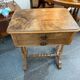 Table de salon / travailleuse ancienne en bois – XIXe siècle