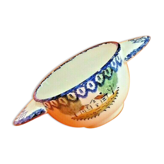 Eared bowl Earthenware of Saint-Clément Village Décor