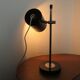 Lampe italienne " tuyau " en laiton nickelé et aluminium années 50/60