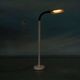Vintage Fagerhults floor lamp, Swedish floor lamp from the seventies.