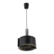Black lacquered and chrome metal suspension. 1960s.