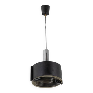 Black lacquered and chrome metal suspension. 1960s.