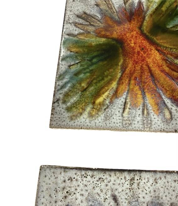 Set of two La Ferté-Gaucher tiles