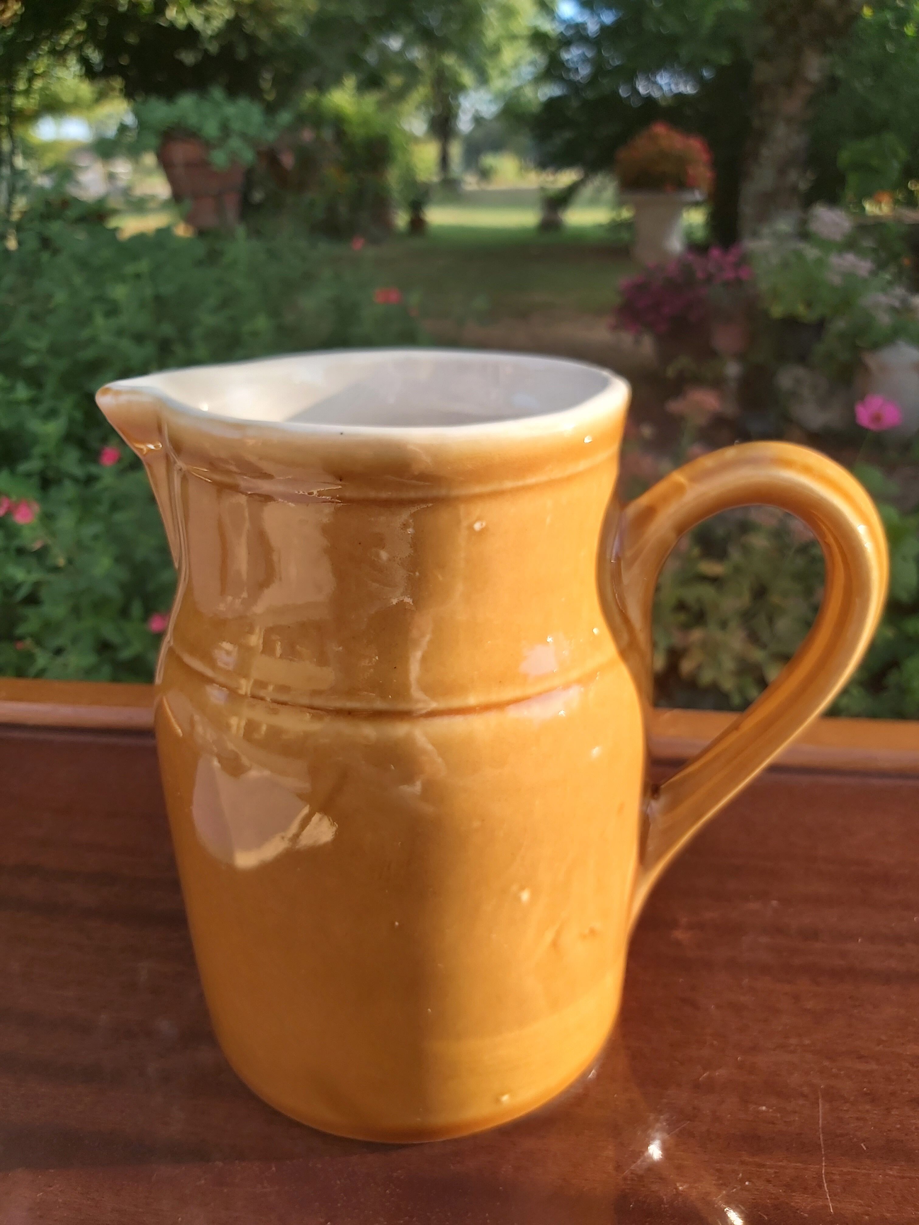 Pitcher glazed stoneware Digoin