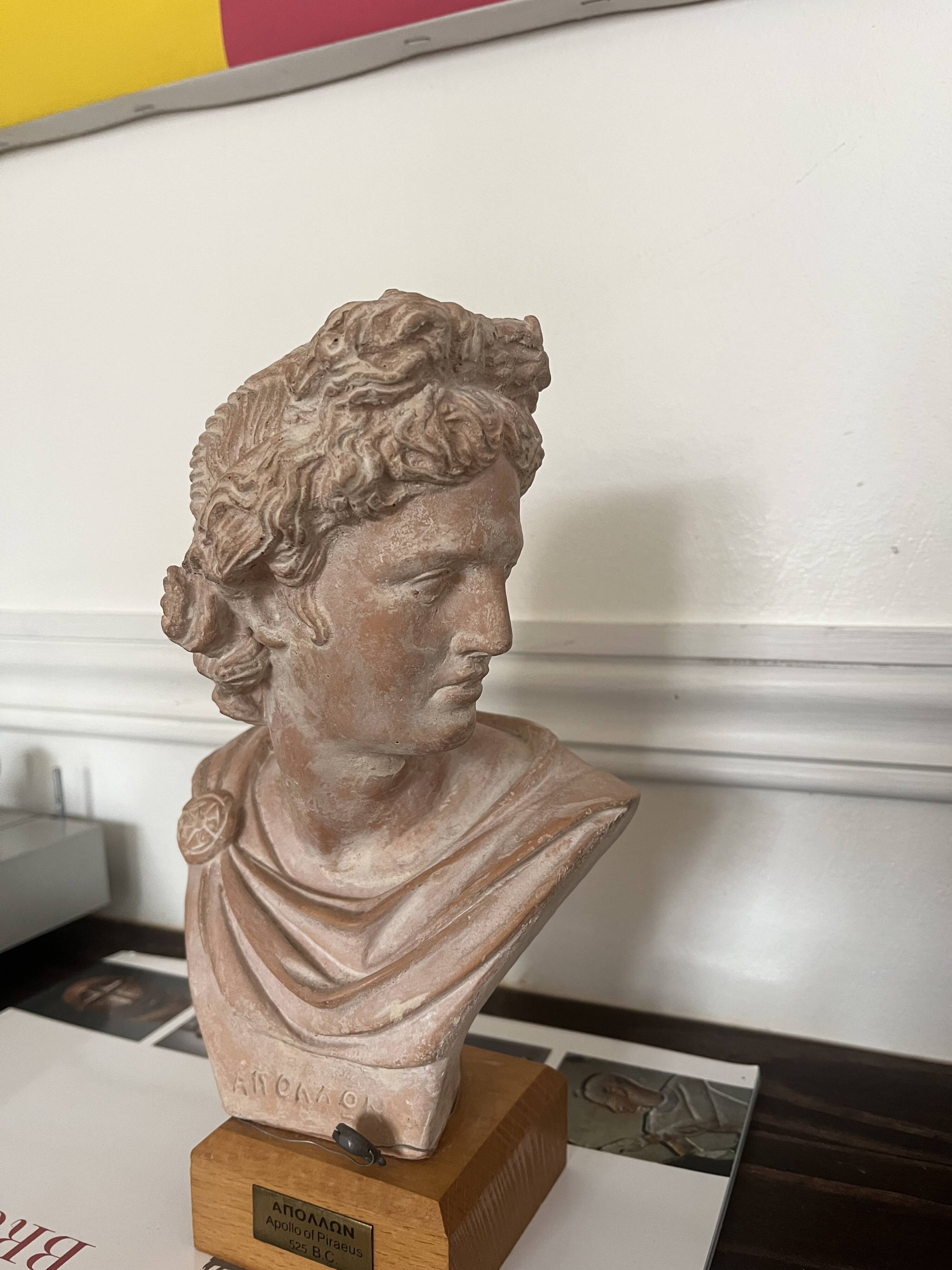 Terracotta bust of Apollo