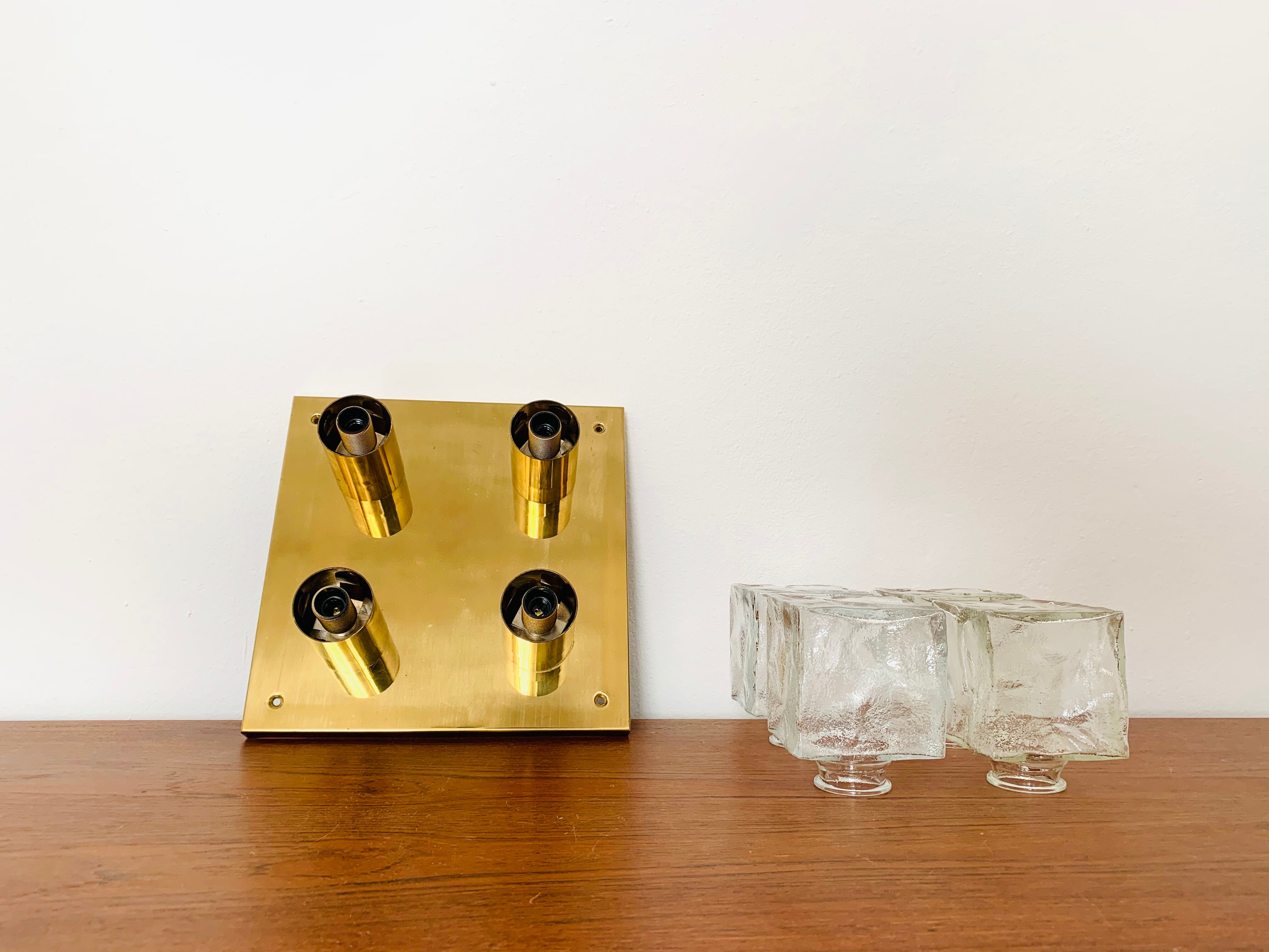 Ice Cube Flush Light by J.T. Kalmar for Franken KG