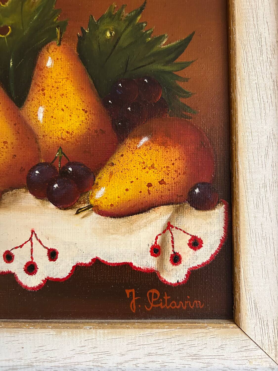 Pair of still lifes in oil