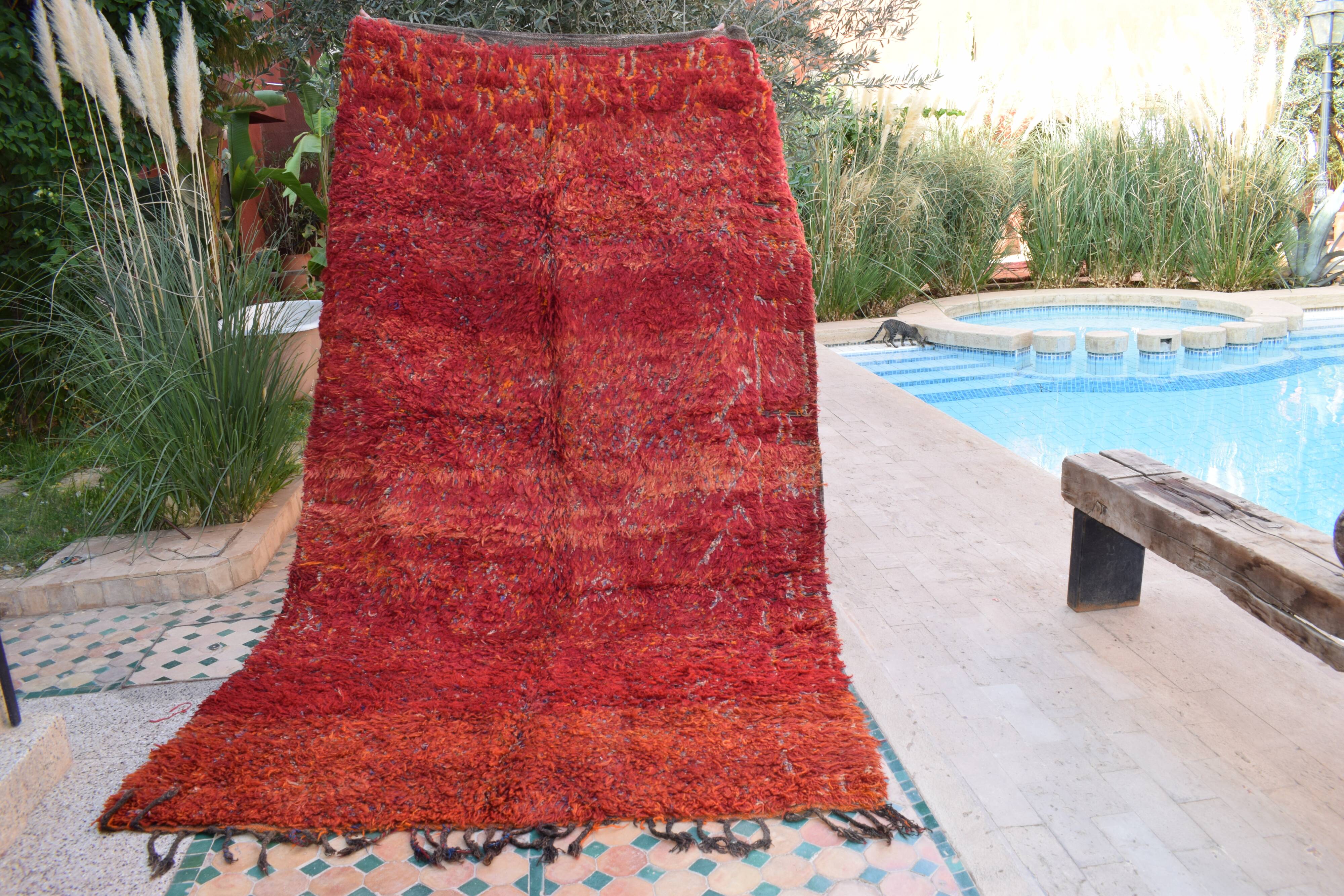 Berber rug Moroccan vintage Atlas