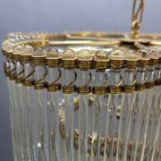 Murano Glass Rod Chandelier 1960’s 